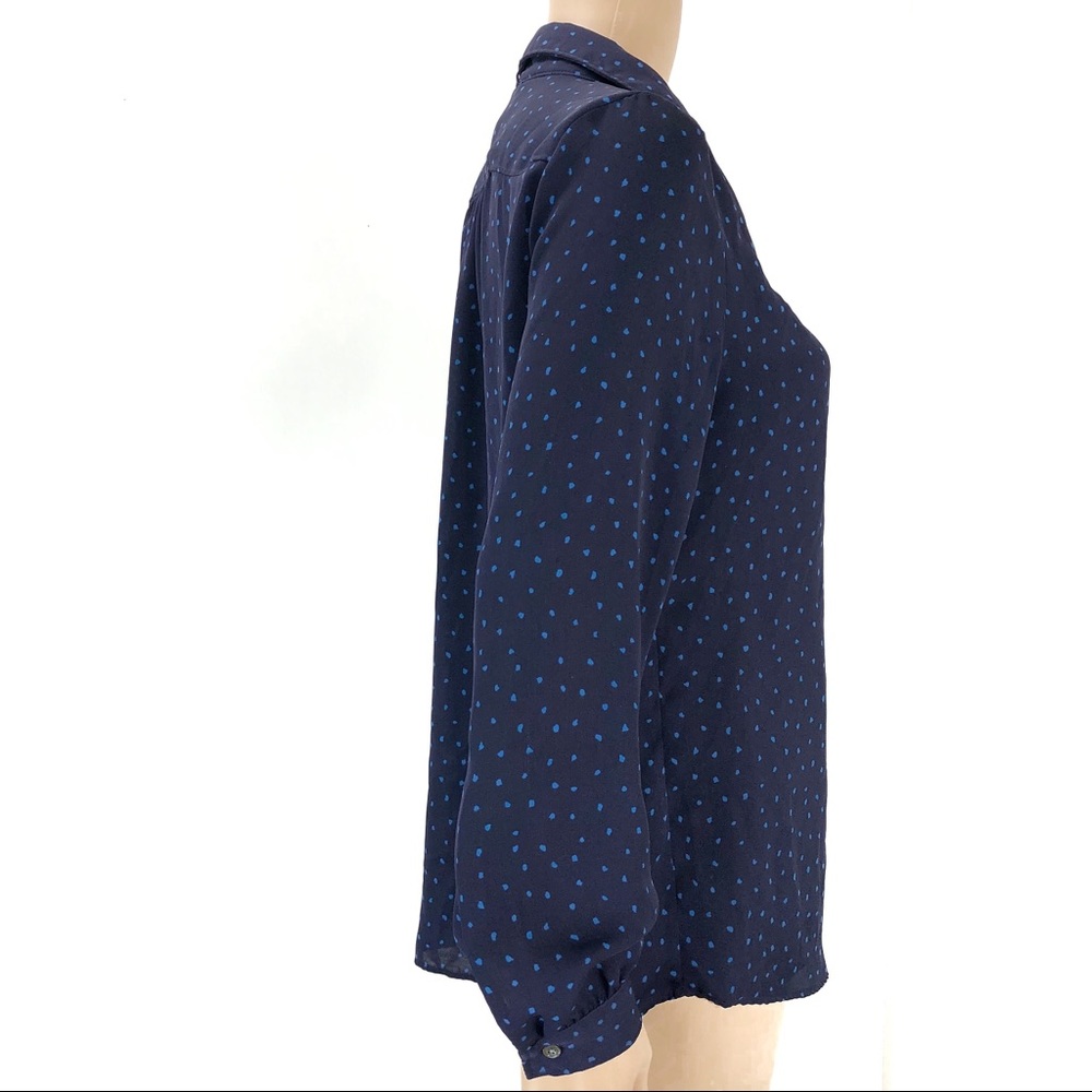 Lands end button down polo shirt blue size 6 (#27) - Picture 4 of 8